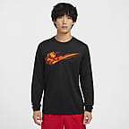 Nike Men's Dri-FIT Long-Sleeve Basketball T-Shirt. Nike JP